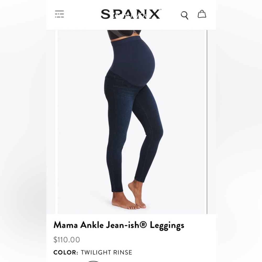 Spanx maternity jeggins in Médium🤰